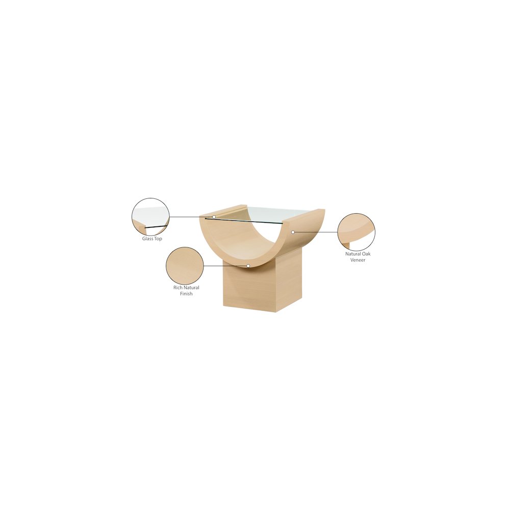 Beverwil Natural Oak End Table. Picture 6