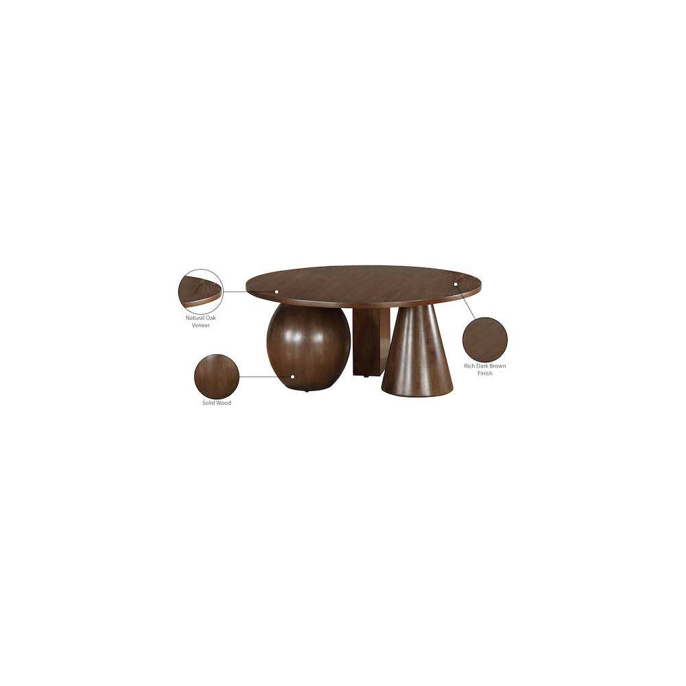 Revive Brown Coffee Table. Picture 6