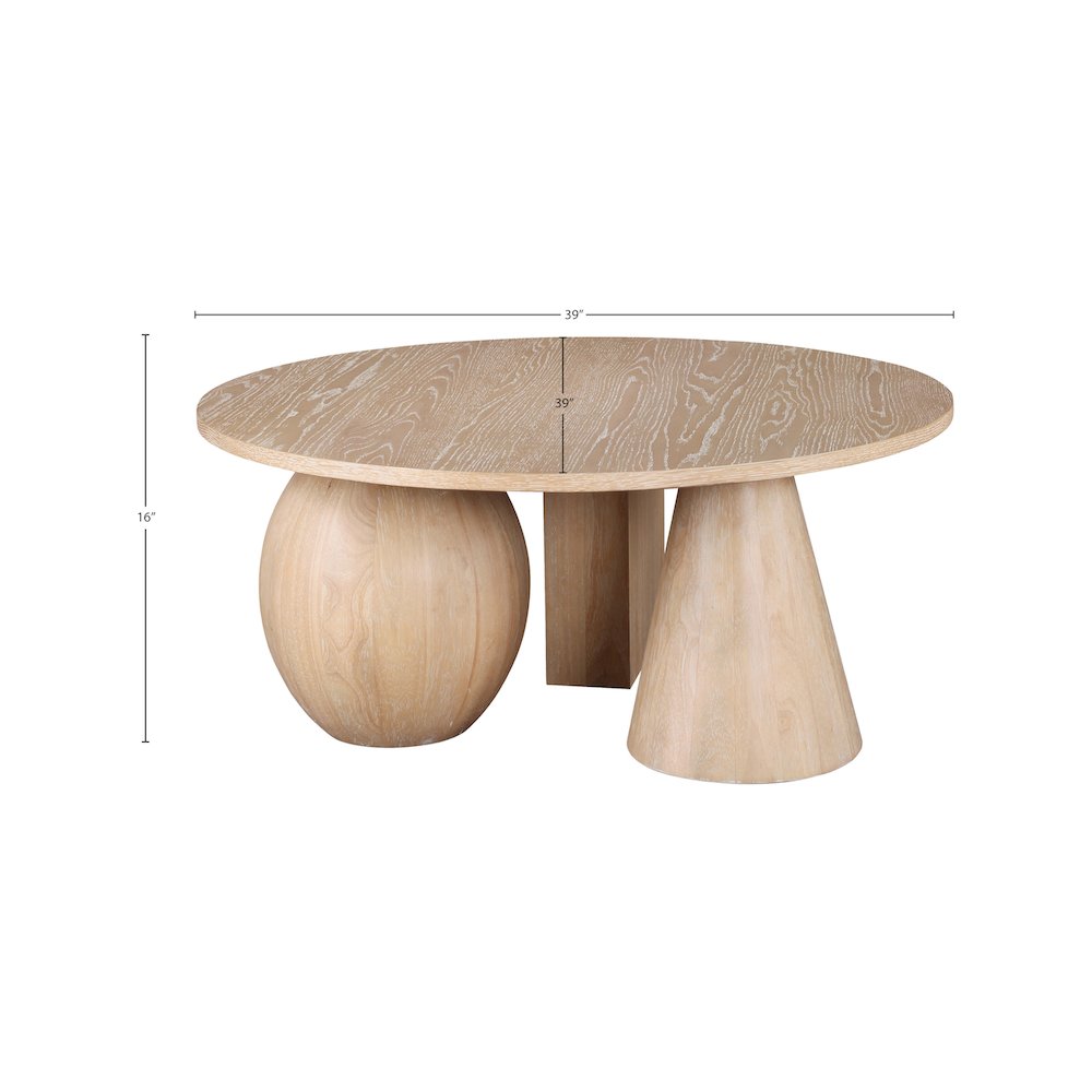 Revive Natural Oak Coffee Table. Picture 5