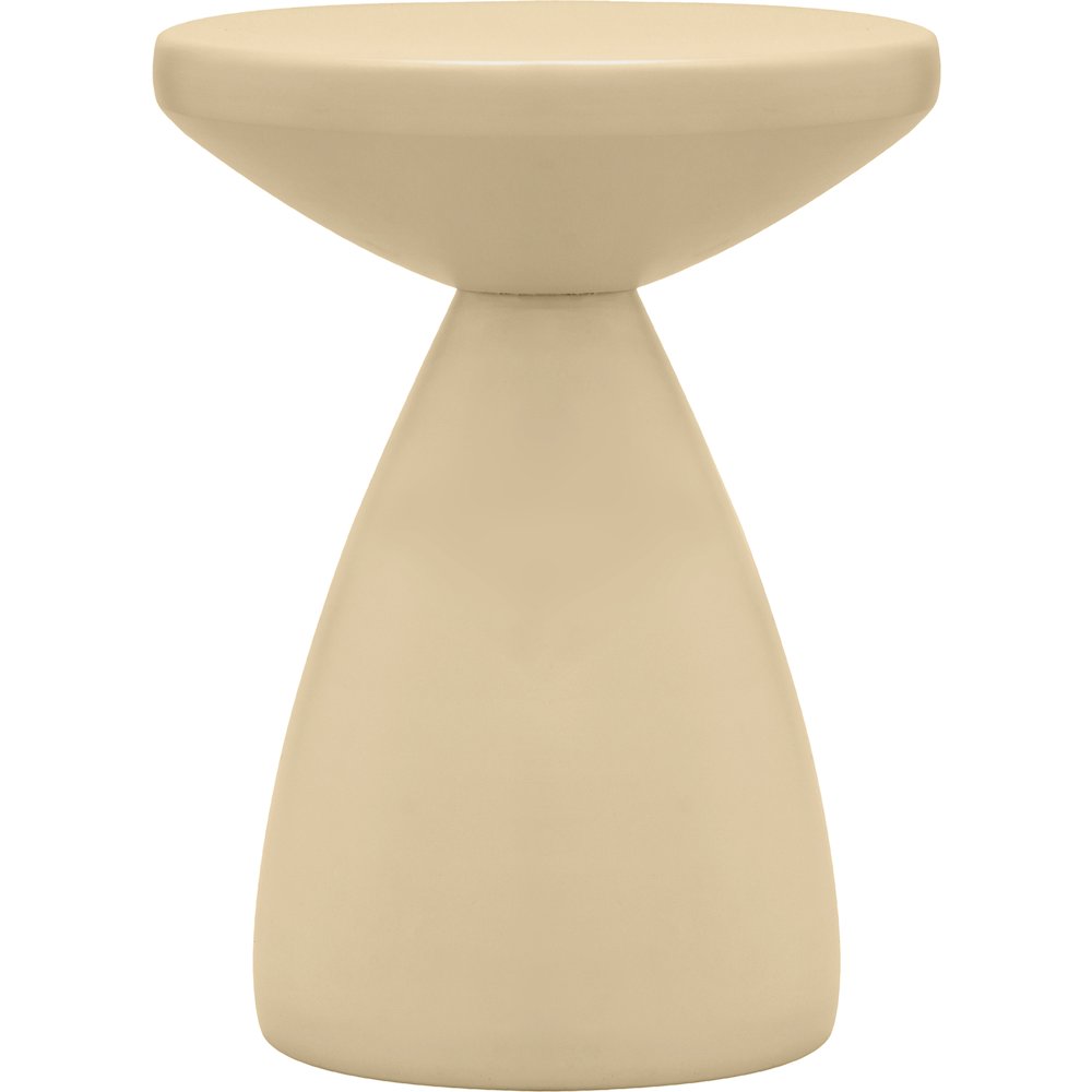 Anika Beige Iron End Table. Picture 2