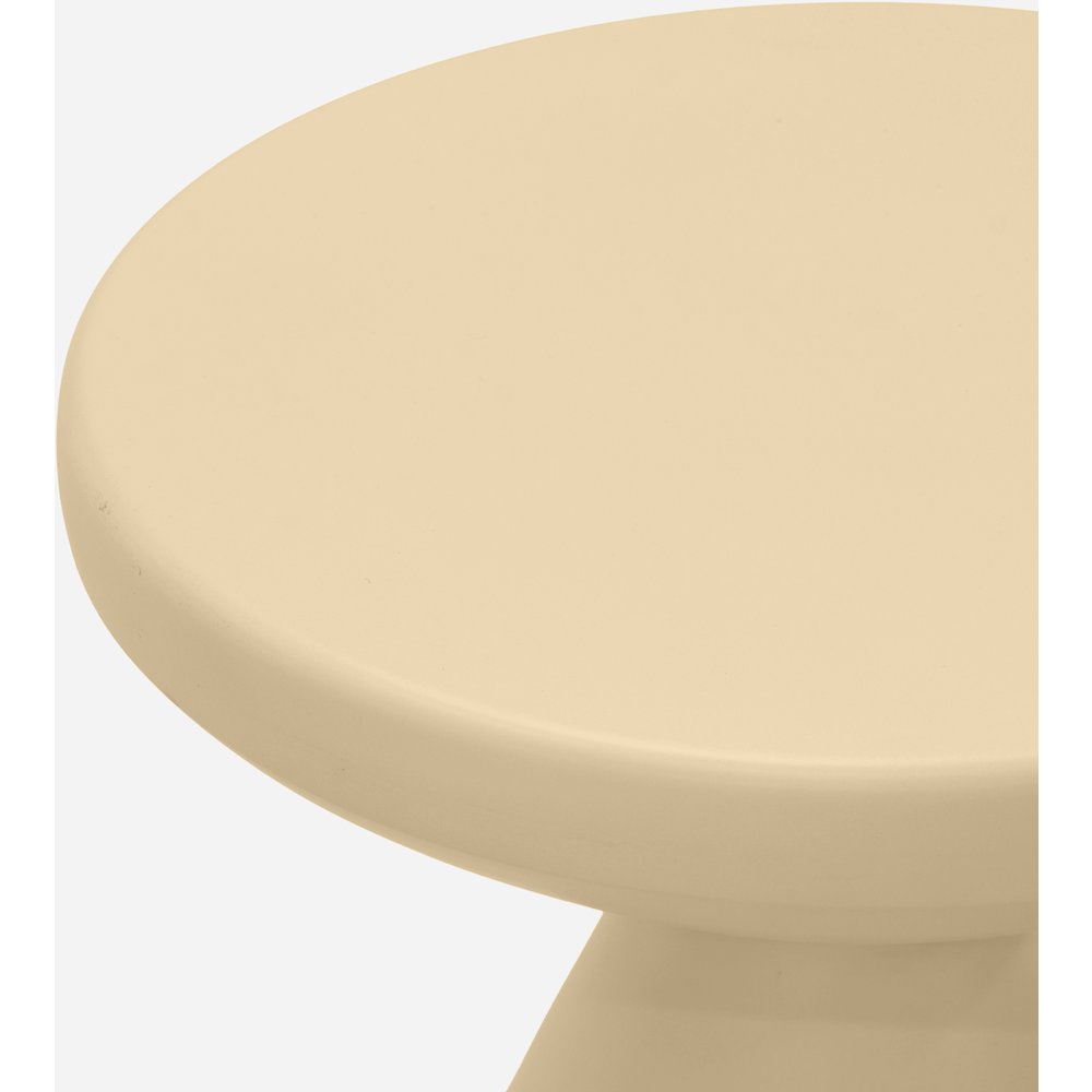 Anika Beige Iron End Table. Picture 3