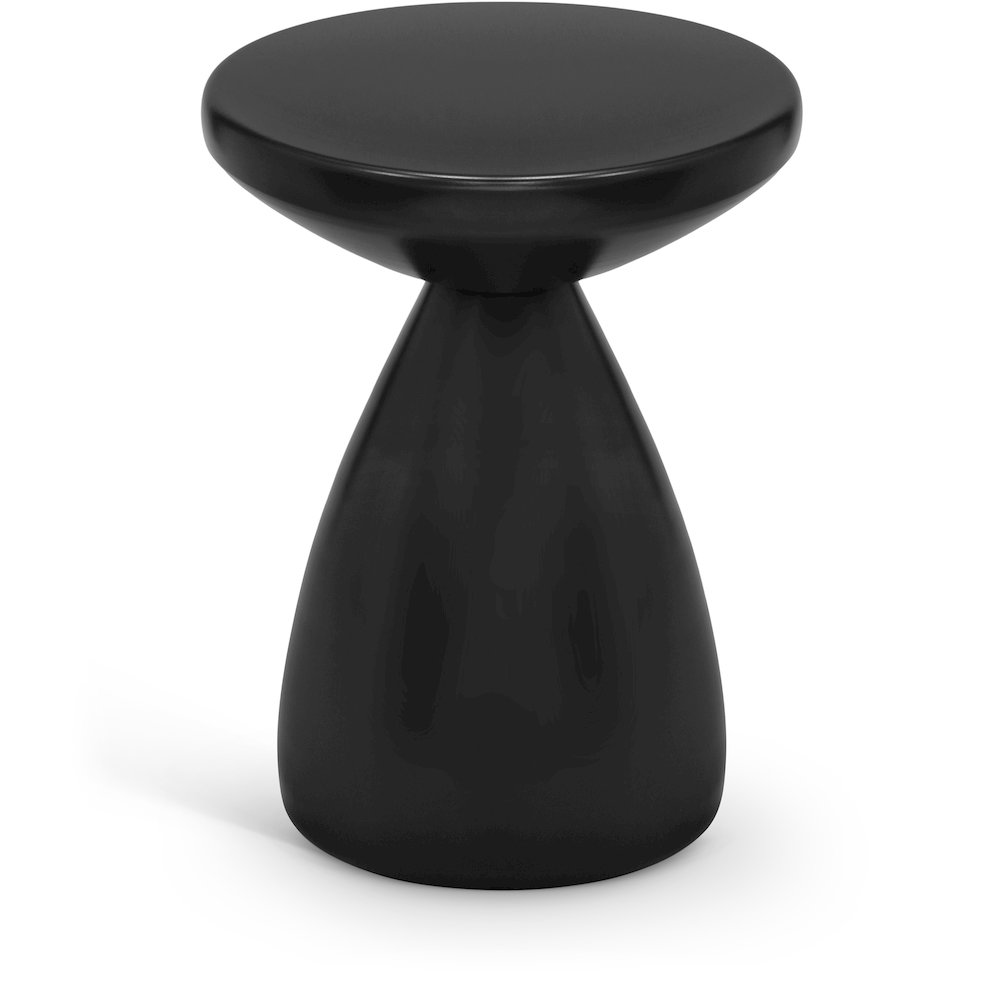 Anika Black Iron End Table. Picture 1