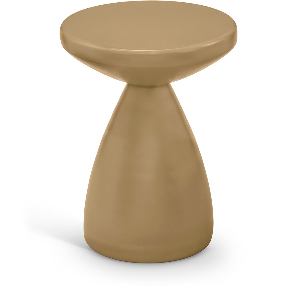 Anika Brown Iron End Table. Picture 1