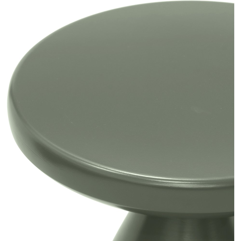Anika Green Iron End Table. Picture 3