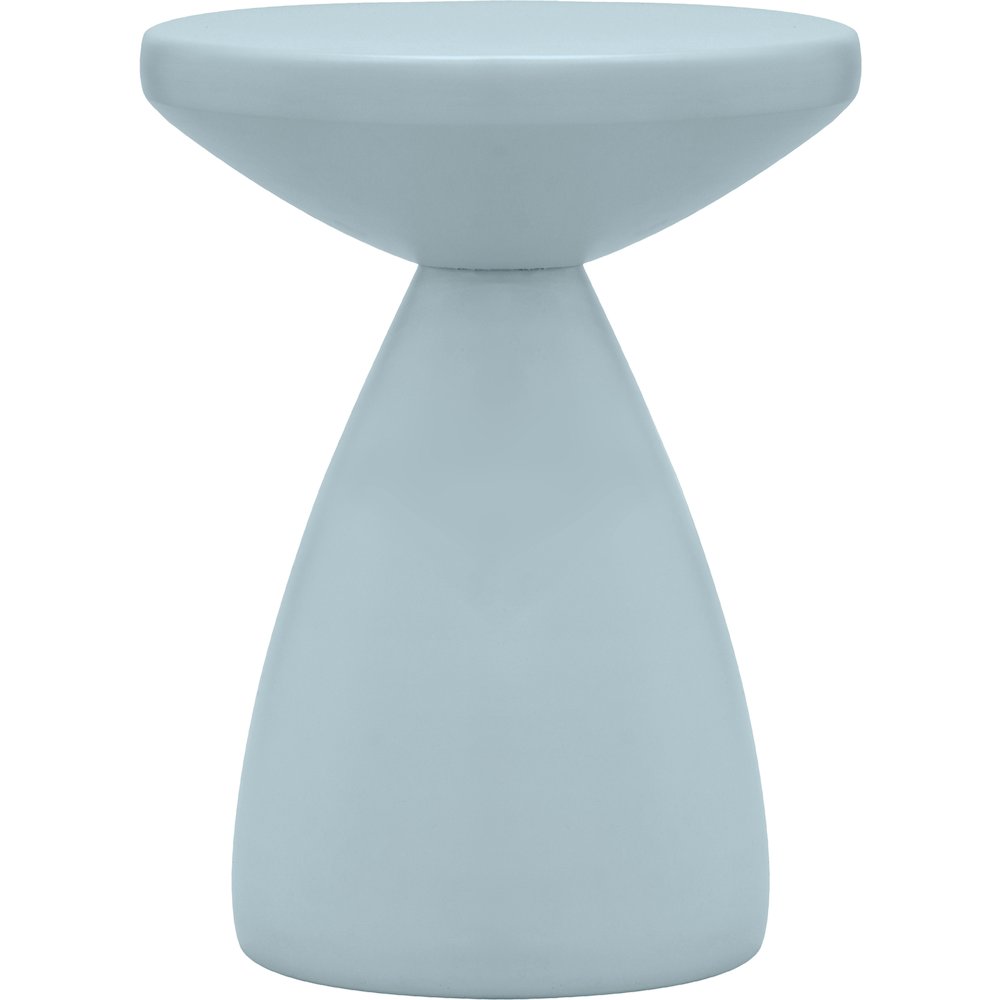 Anika Light Blue Iron End Table. Picture 2