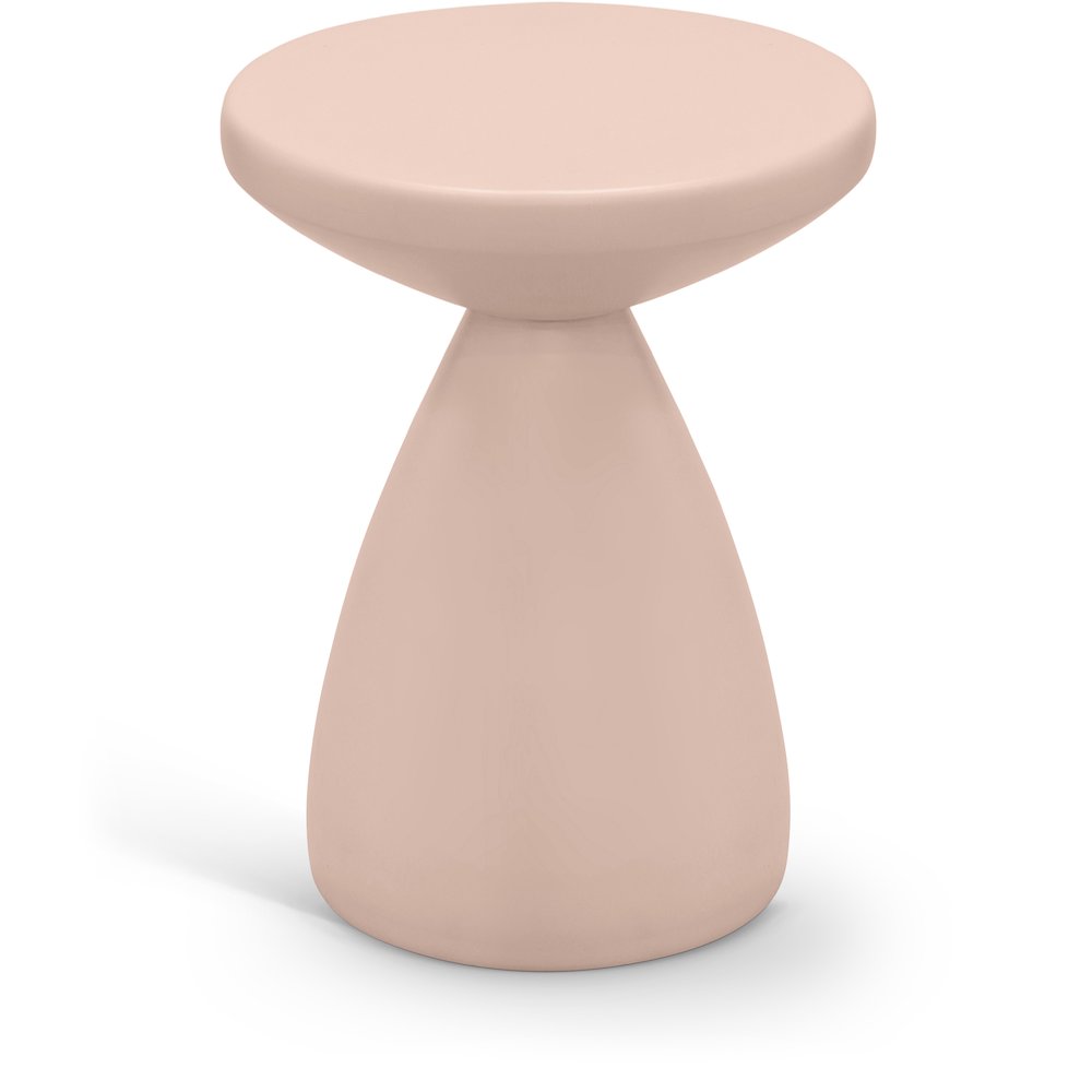 Anika Pink Iron End Table. Picture 1