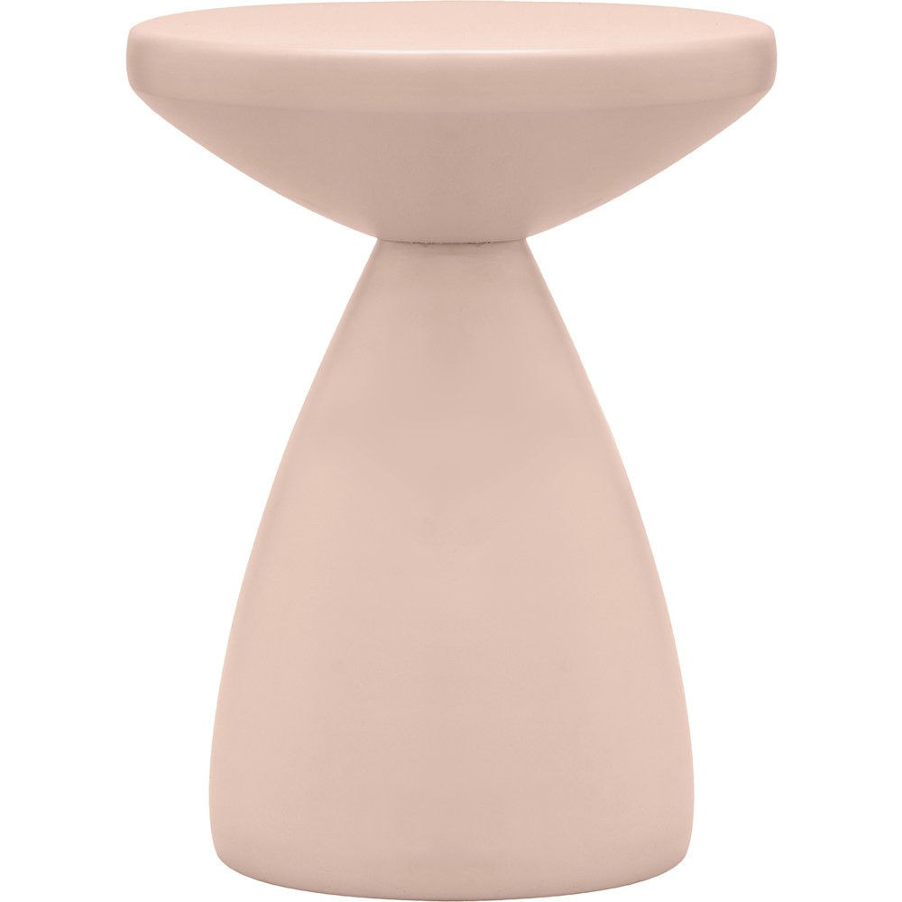 Anika Pink Iron End Table. Picture 2