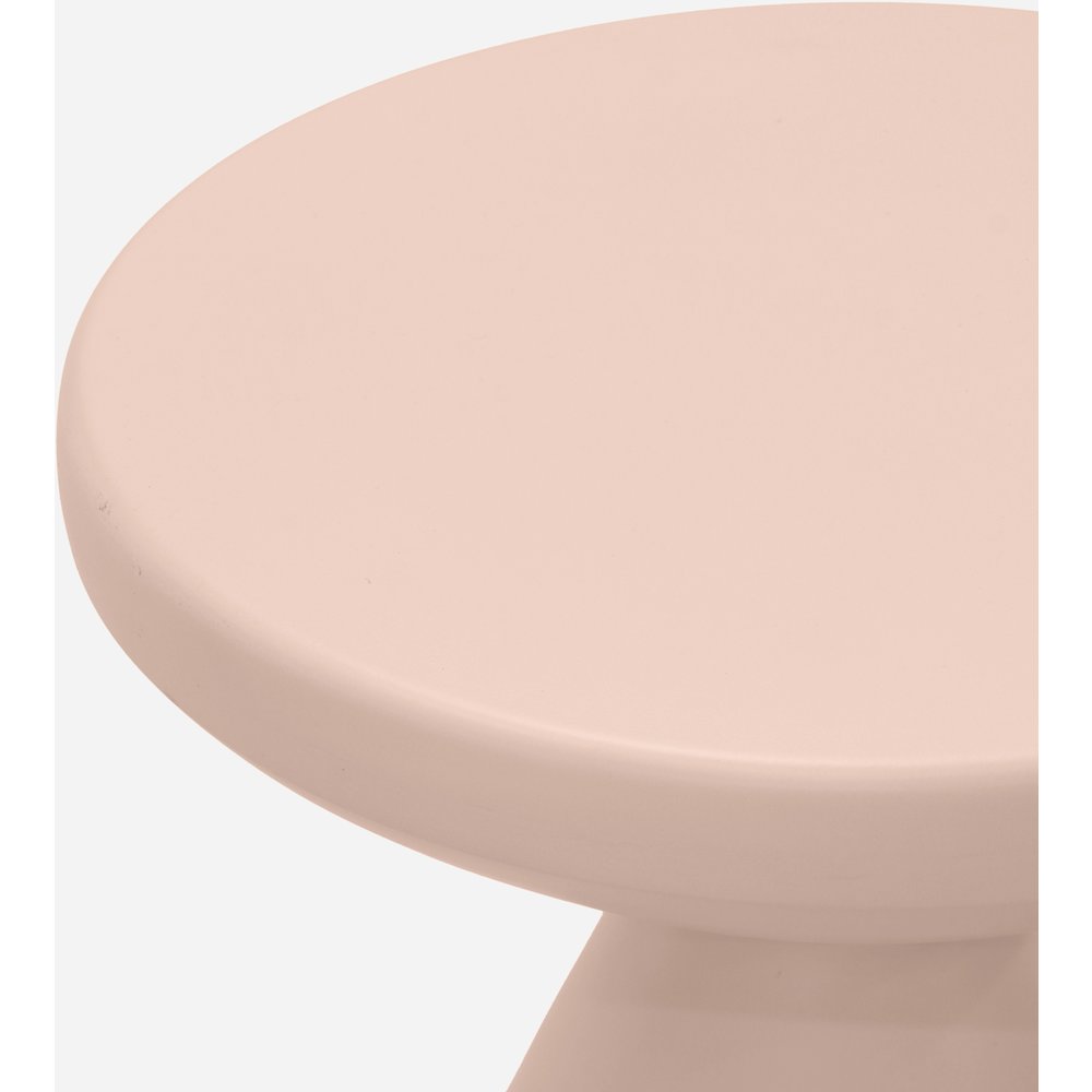 Anika Pink Iron End Table. Picture 3