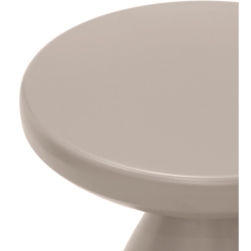 Anika Taupe Iron End Table. Picture 3