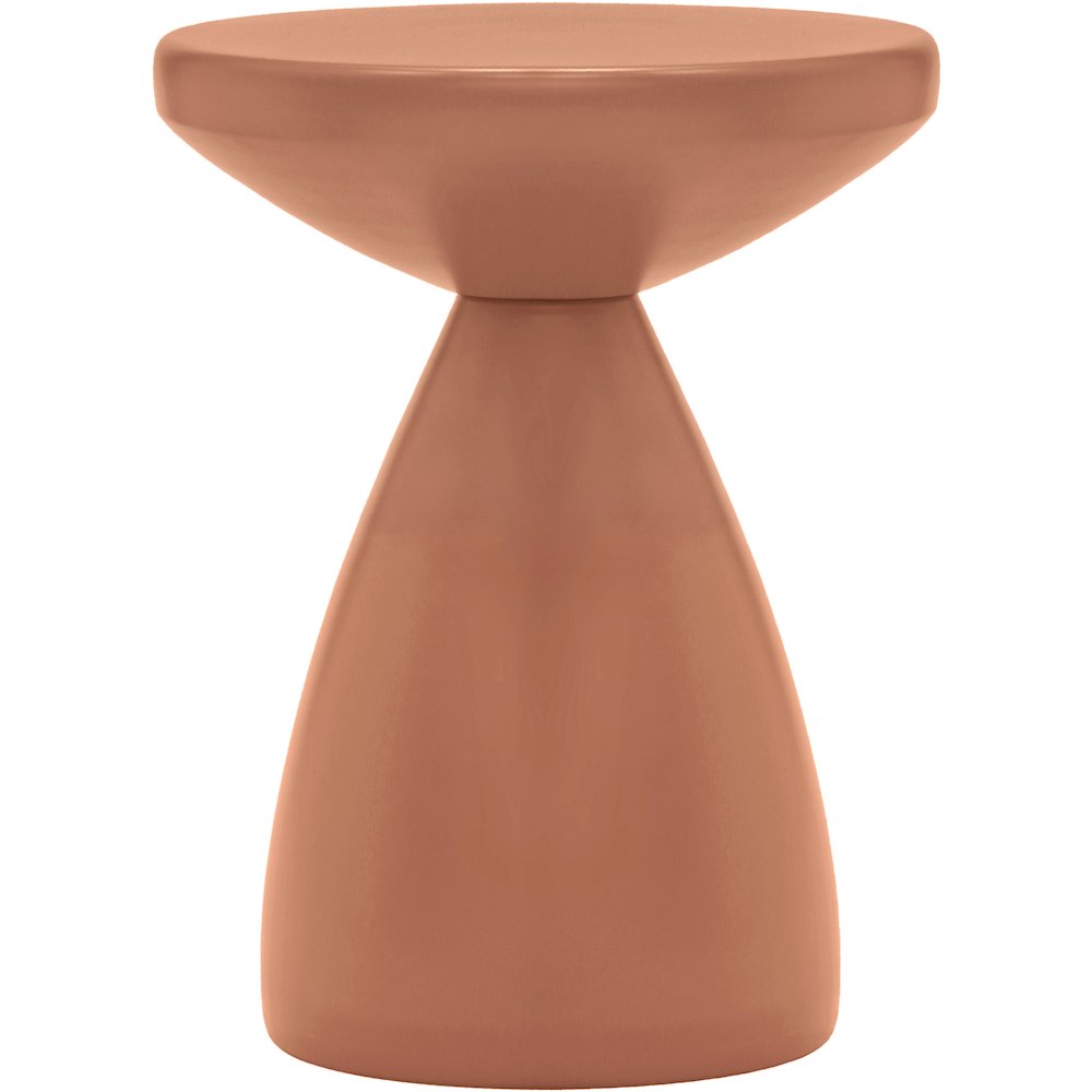 Anika Terracotta Iron End Table. Picture 2