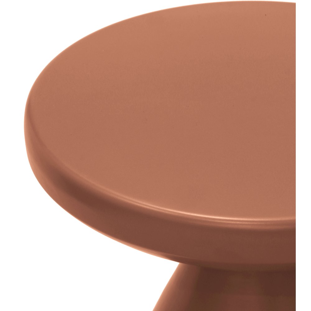 Anika Terracotta Iron End Table. Picture 3