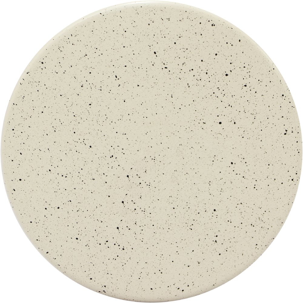 Anika Cream Iron Terrazzo End Table. Picture 8