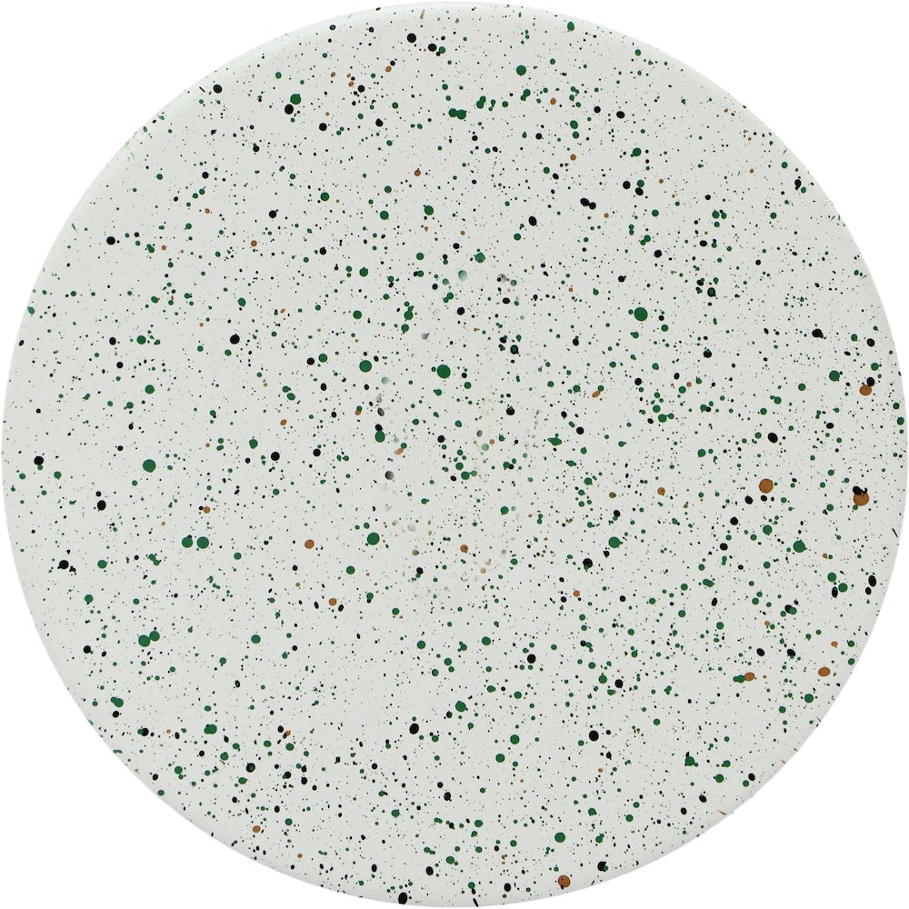 Anika White Iron Terrazzo End Table. Picture 8