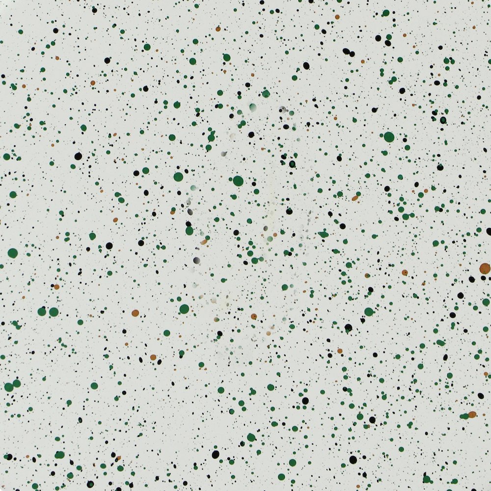 Anika White Iron Terrazzo End Table. Picture 4
