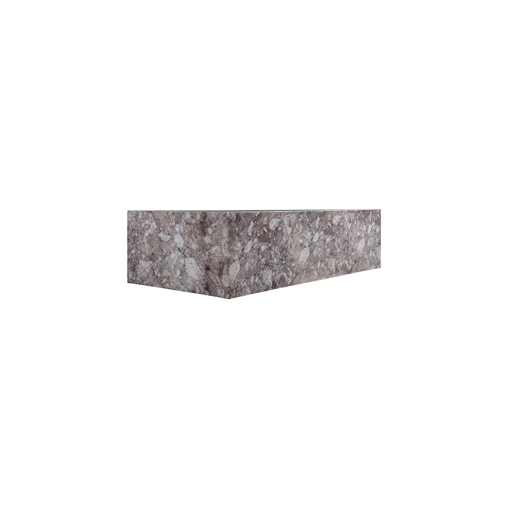 Piazza Brown Marble Finish Concrete Coffee Table. Picture 4