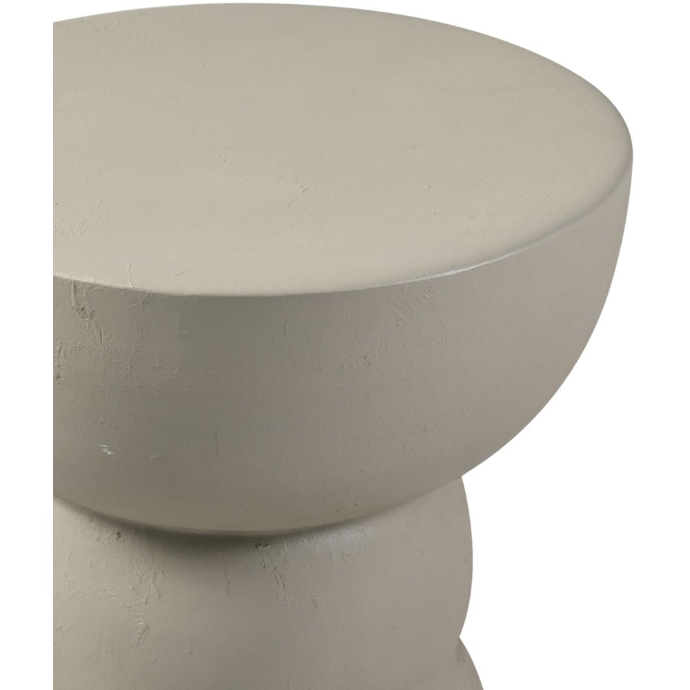 Collins Taupe Aluminum End Table. Picture 6
