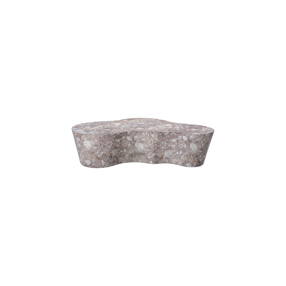 Monza Brown Marble Finish Concrete Coffee Table. Picture 3