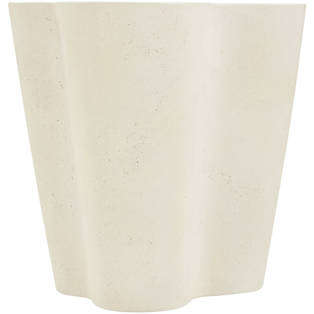 Monza Cream Concrete And Fiberglass Indoor / Outdoor End Table. Picture 5