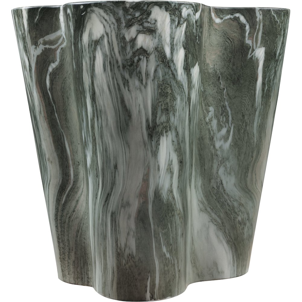 Monza Green Marble Finish Concrete End Table. Picture 3