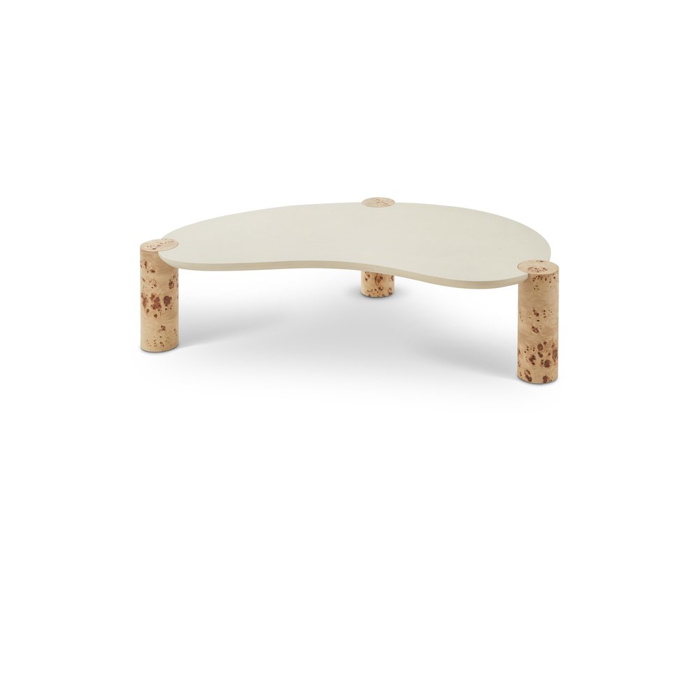 Thor Natural Burl Wood Coffee Table. Picture 1