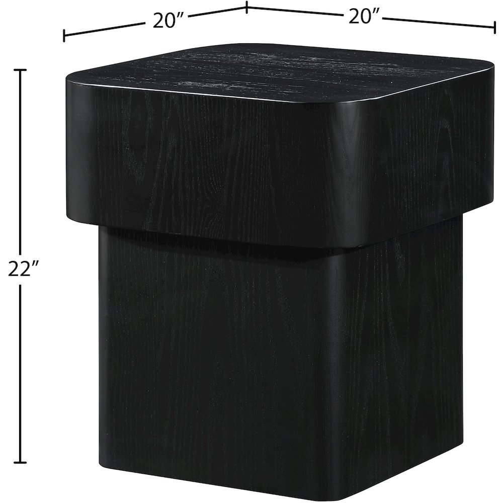 Oakmont Black End Table. Picture 6