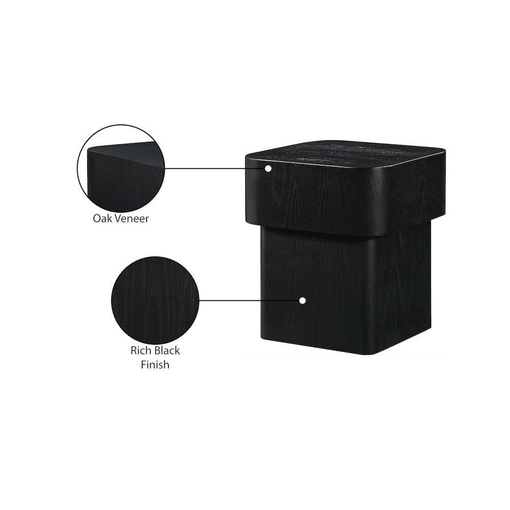 Oakmont Black End Table. Picture 7