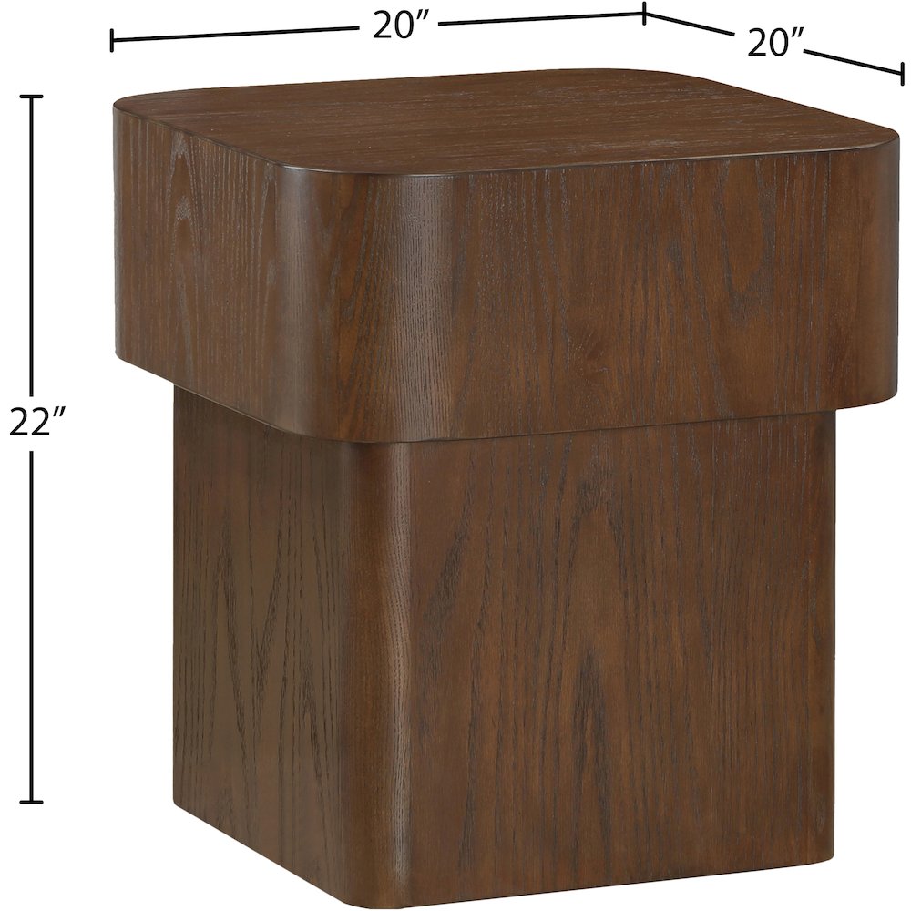 Oakmont Brown End Table. Picture 6