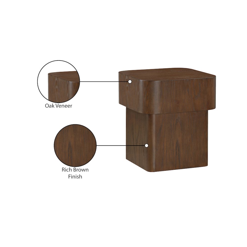 Oakmont Brown End Table. Picture 7