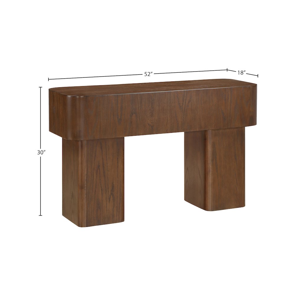 Oakmont Brown Console Table. Picture 6