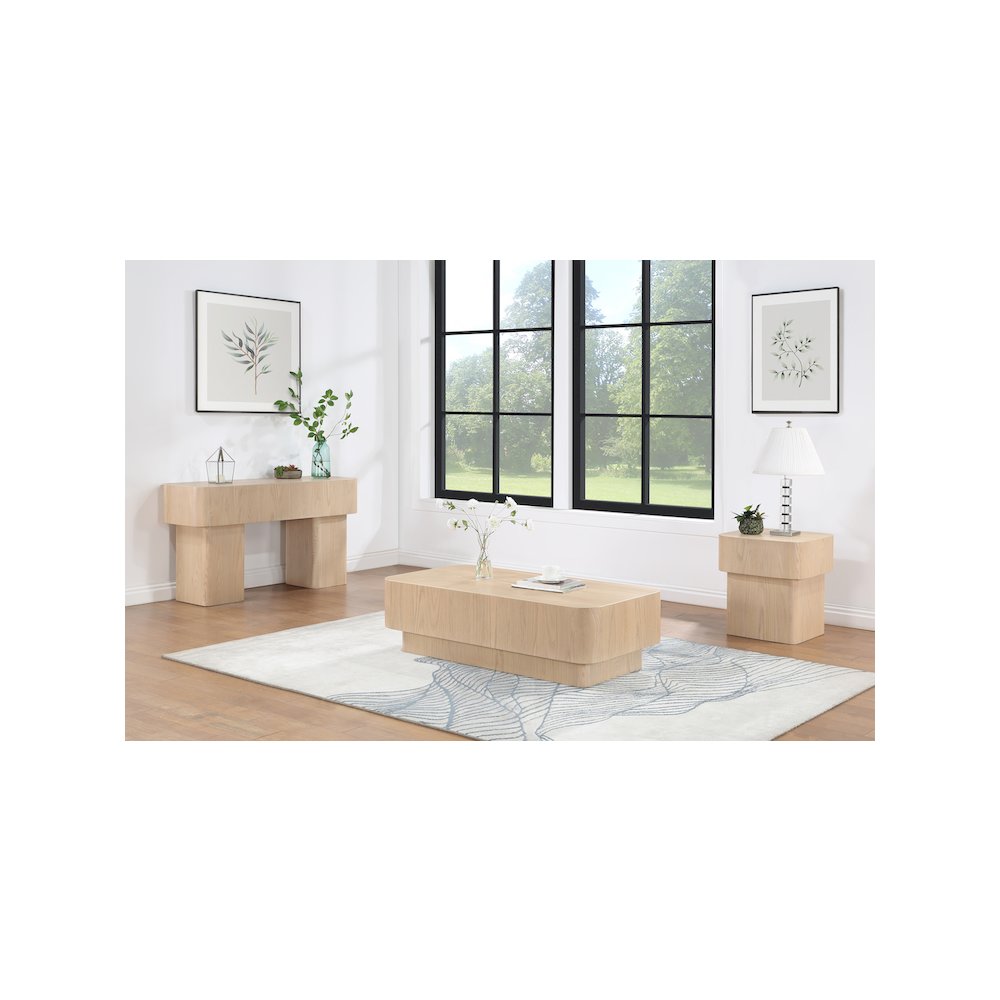 Oakmont Natural Coffee Table. Picture 5