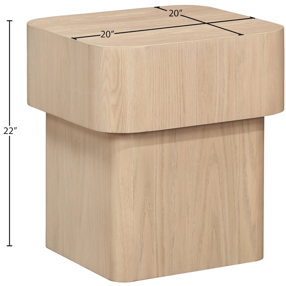 Oakmont Natural End Table. Picture 6