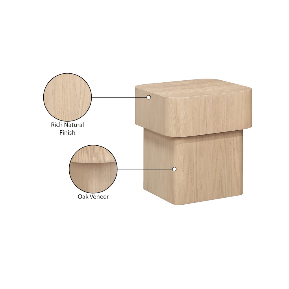 Oakmont Natural End Table. Picture 7