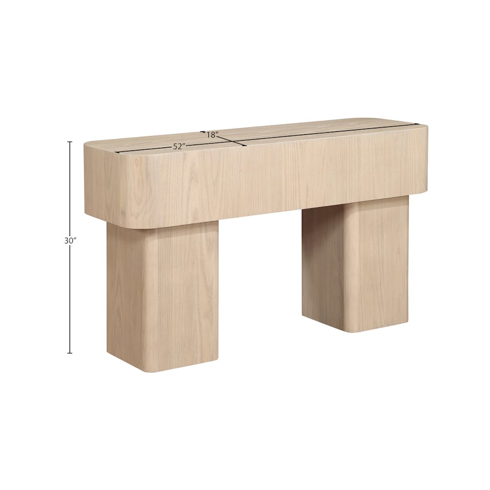Oakmont Natural Console Table. Picture 6