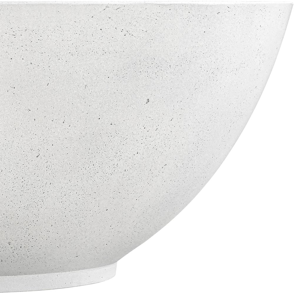 Reggio White Concrete Indoor/Outdoor Coffee Table. Picture 5