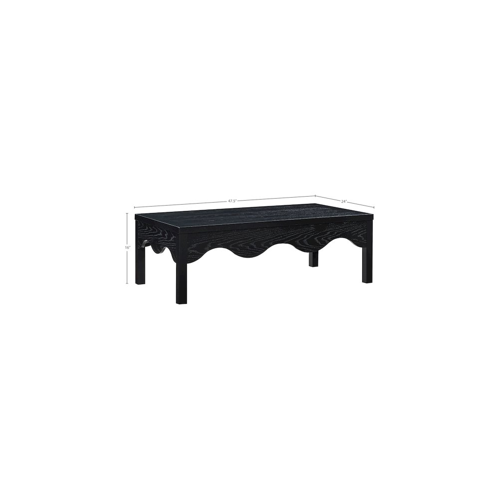 Fiora Black Coffee Table. Picture 6