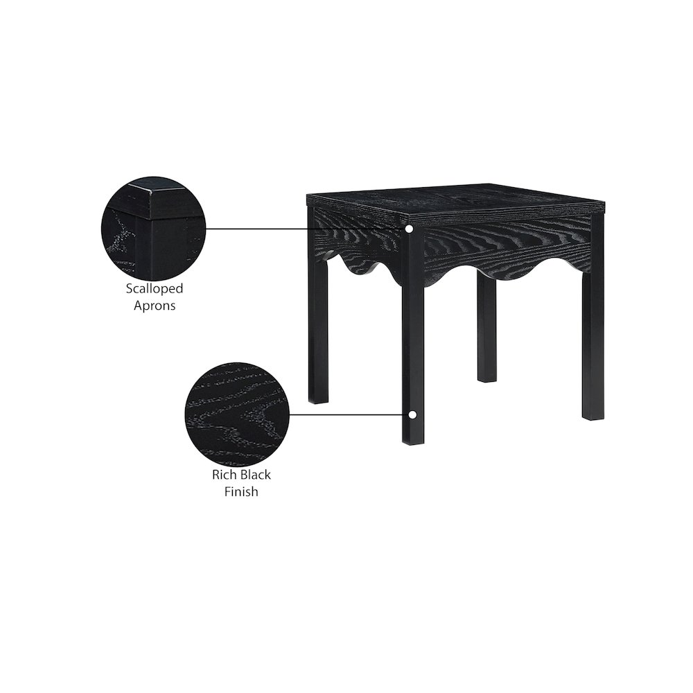 Fiora Black End Table. Picture 7