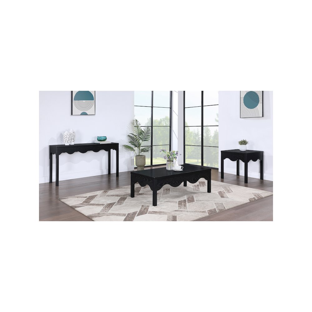 Fiora Black End Table. Picture 5