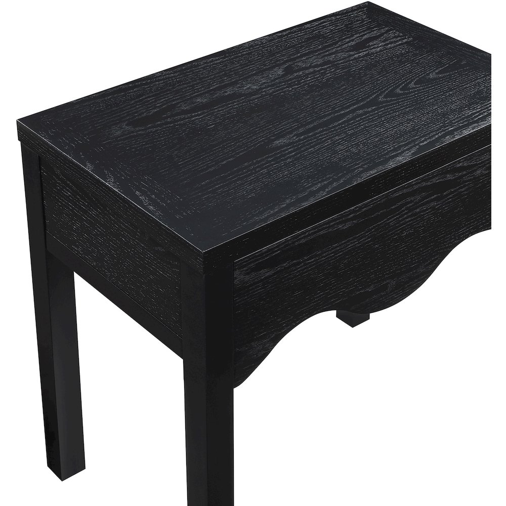 Fiora Black Night Stand. Picture 7