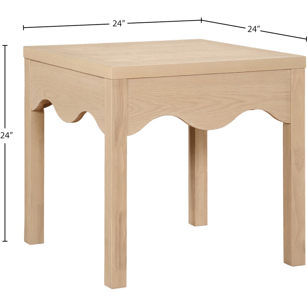 Fiora Natural End Table. Picture 6