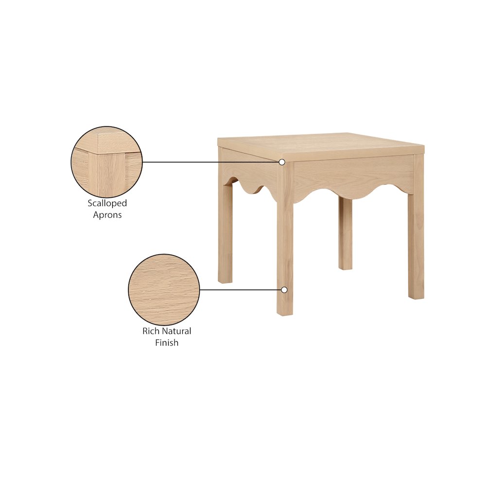 Fiora Natural End Table. Picture 7