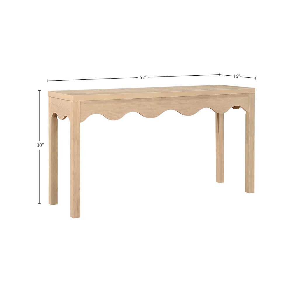 Fiora Natural Console Table. Picture 6