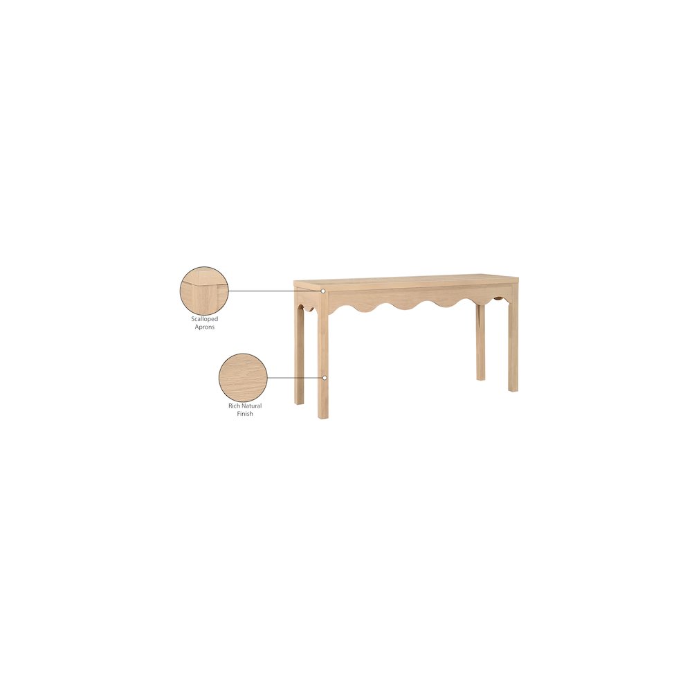 Fiora Natural Console Table. Picture 7