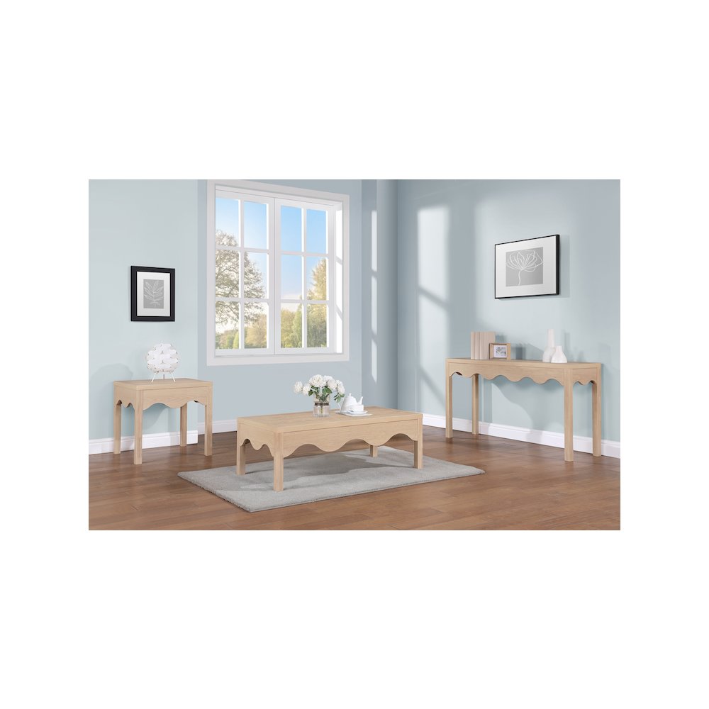 Fiora Natural Console Table. Picture 5