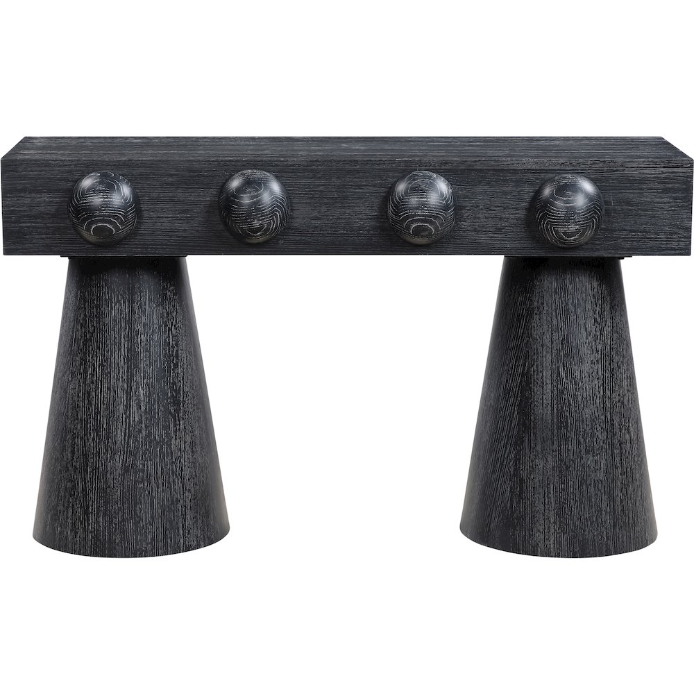 Bracciano Black Oak Veneer Console Table. Picture 2