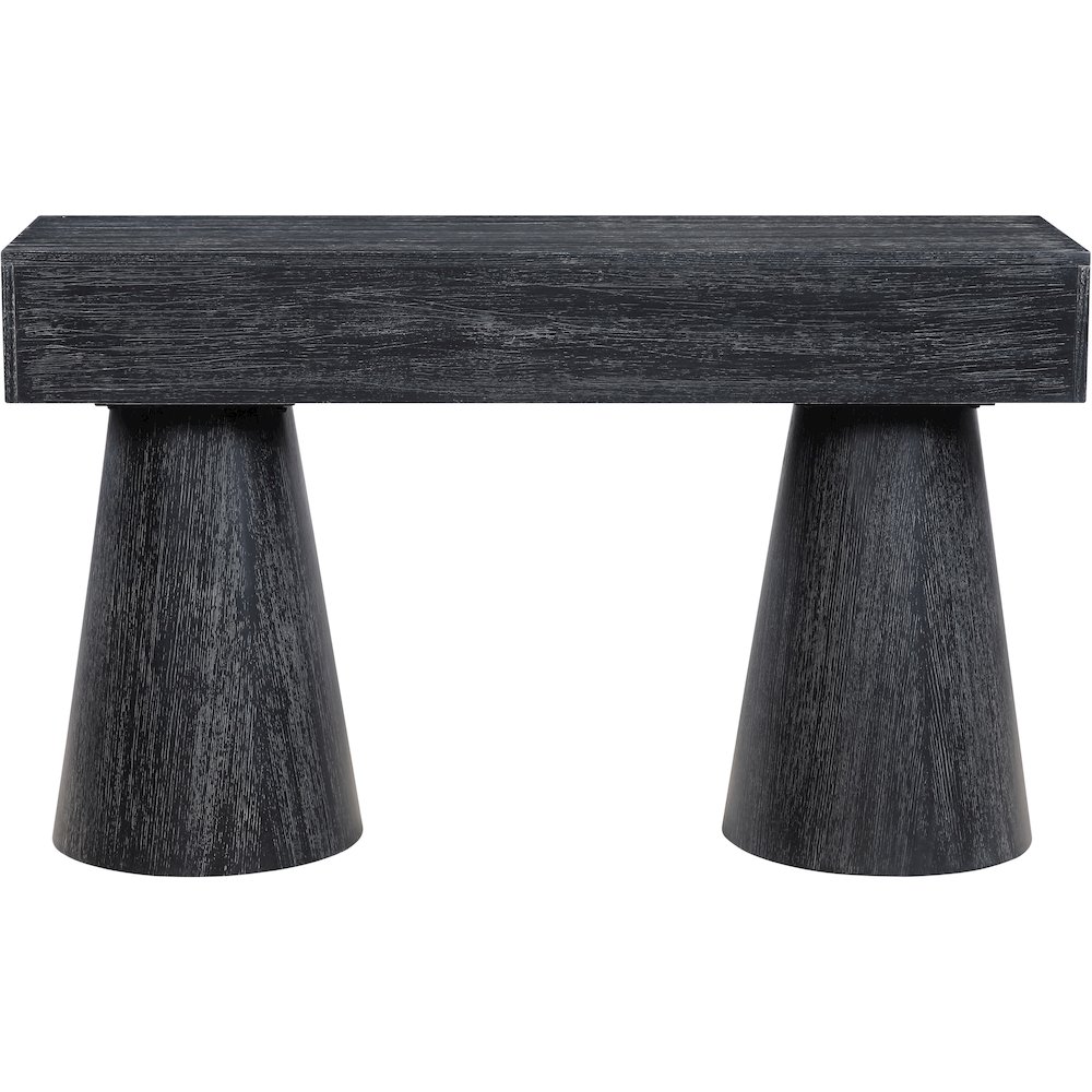 Bracciano Black Oak Veneer Console Table. Picture 3