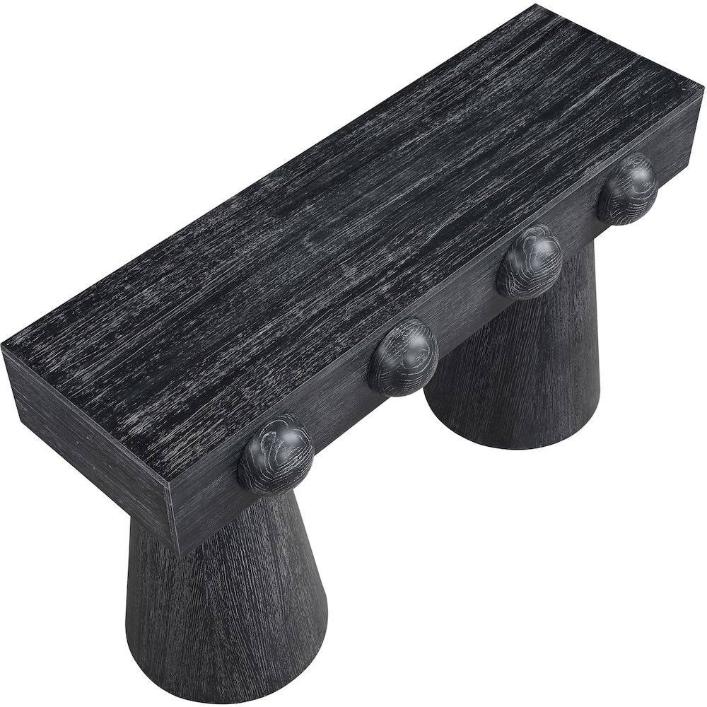 Bracciano Black Oak Veneer Console Table. Picture 4