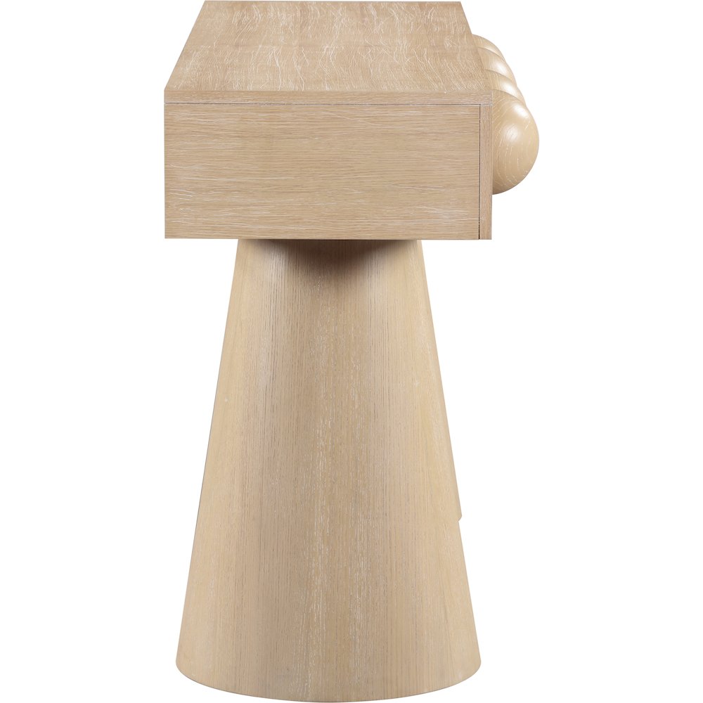 Bracciano Natural Oak Veneer Console Table. Picture 8