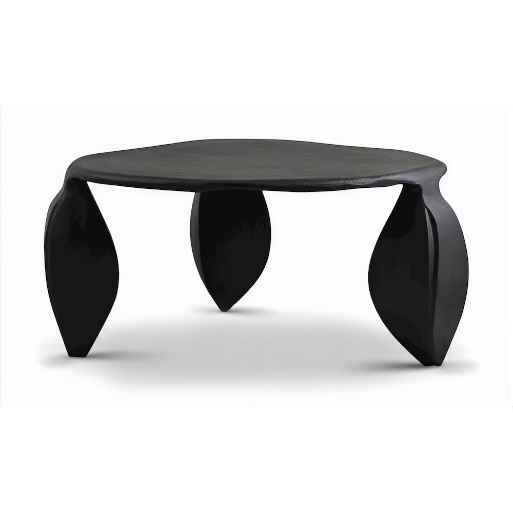 Pueblo Black Aluminum Coffee Table. Picture 1