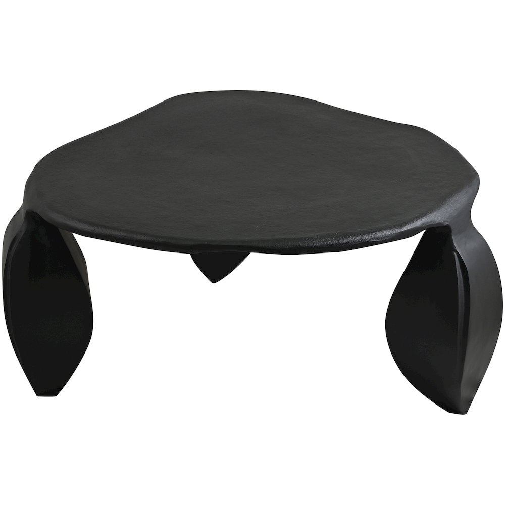 Pueblo Black Aluminum Coffee Table. Picture 2