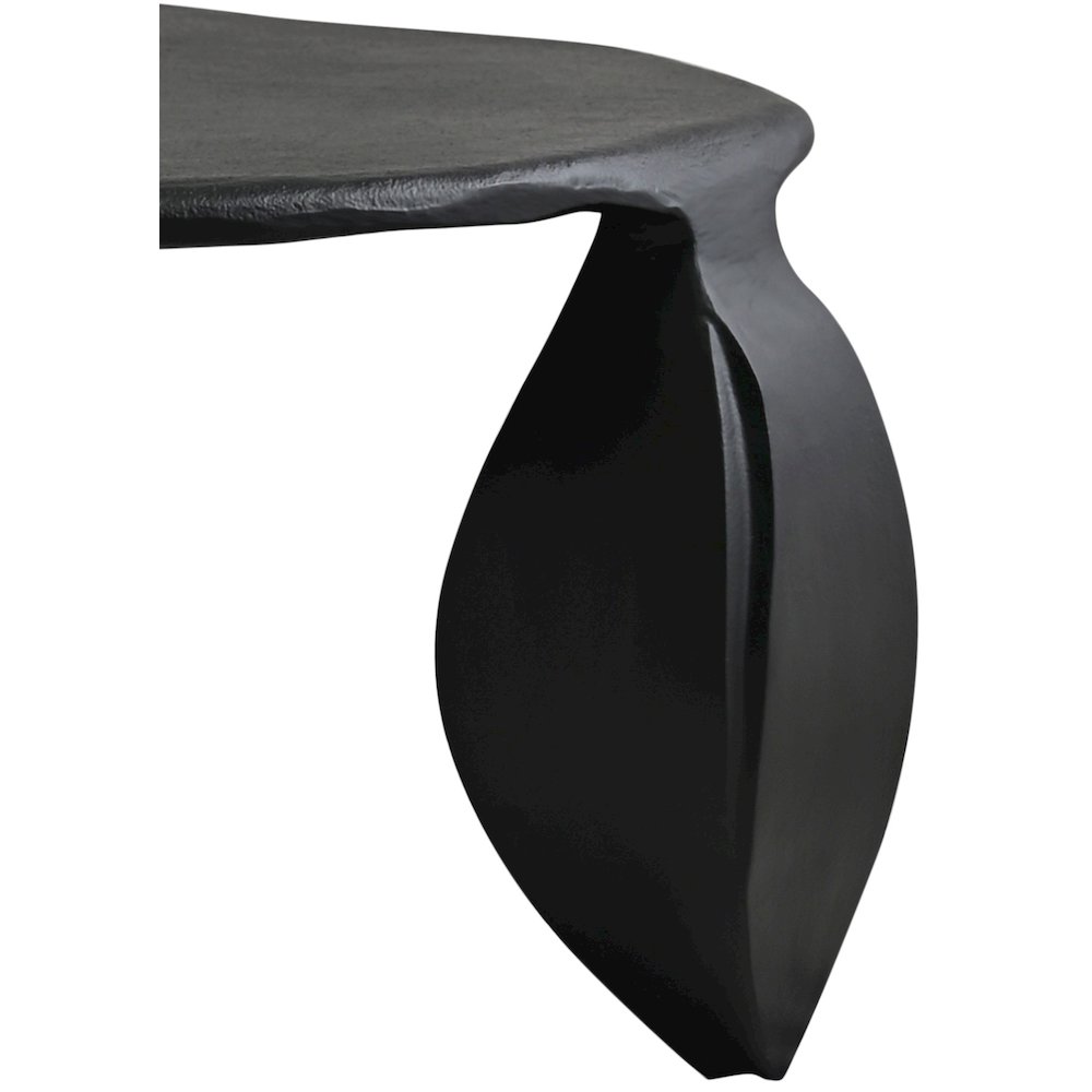 Pueblo Black Aluminum Coffee Table. Picture 3